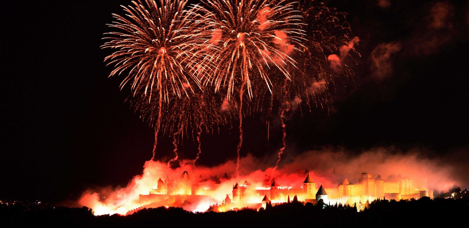 Bastille Day In Carcassonne: Possibly The Finest Fireworks You'll See!